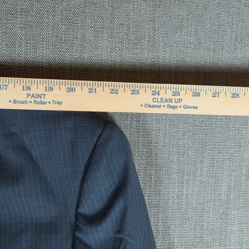 Jos. A. Bank Full Suit Mens 52R Blue Traveler's Collection Tailored 100% Wool